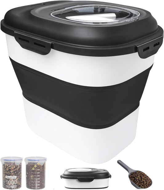 30-35 Lbs Dog Food Storage Container with Airtight Lids