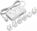 TESSAN 220V to 110V Voltage Converter with USB Ports for Travel