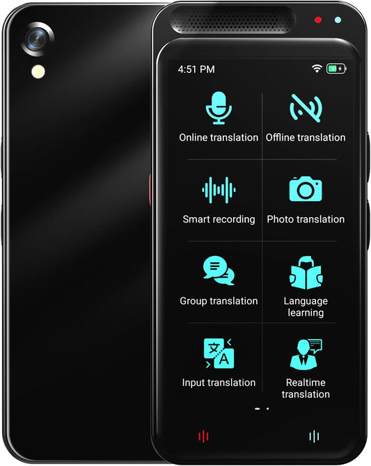 Portable Language Translator Device with 138 Languages & Touch Screen