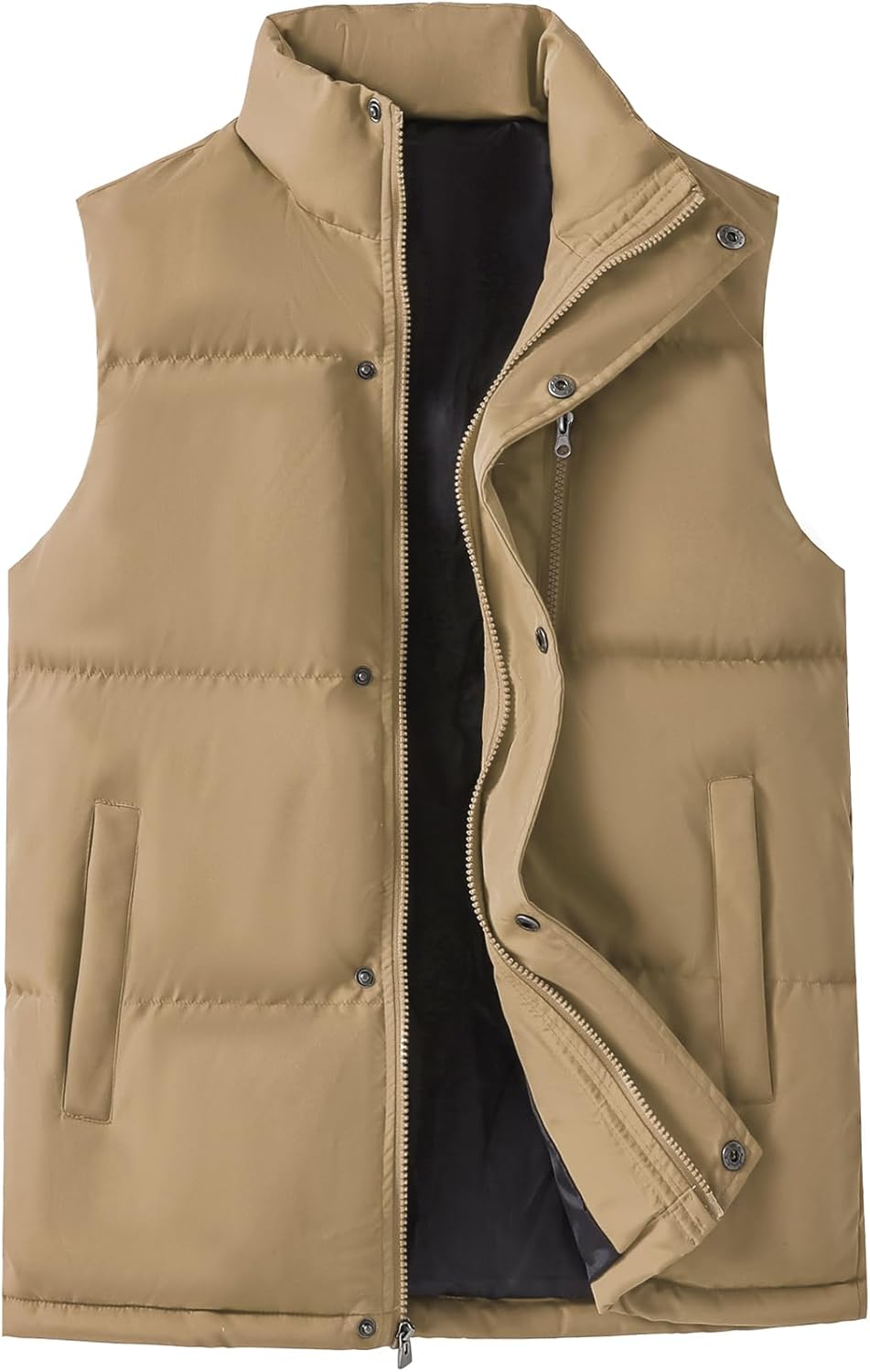XinYangNi Men's Winter Warm Outdoor Padded Puffer Vest Jacket