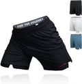 Gold BJJ Airflex Jiu Jitsu Shorts - No Gi Fight Short for Grappling