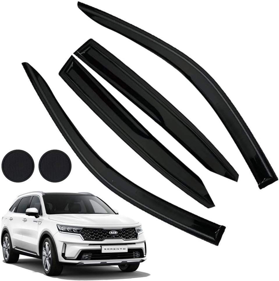 Rain Guards for Kia Sorento 2021-2023 - Durable Window Deflectors