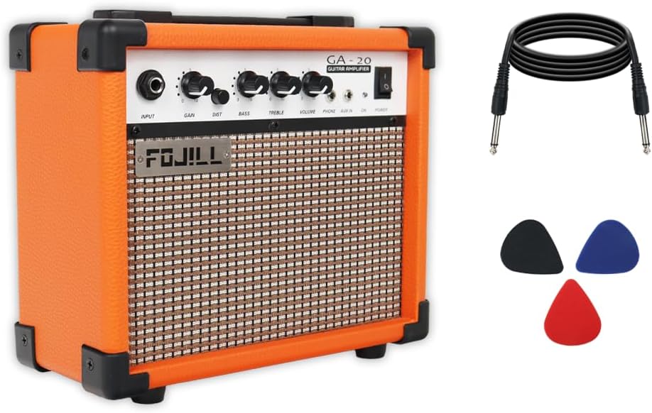 20W Portable Electric Guitar Amplifier with Powerful Sound