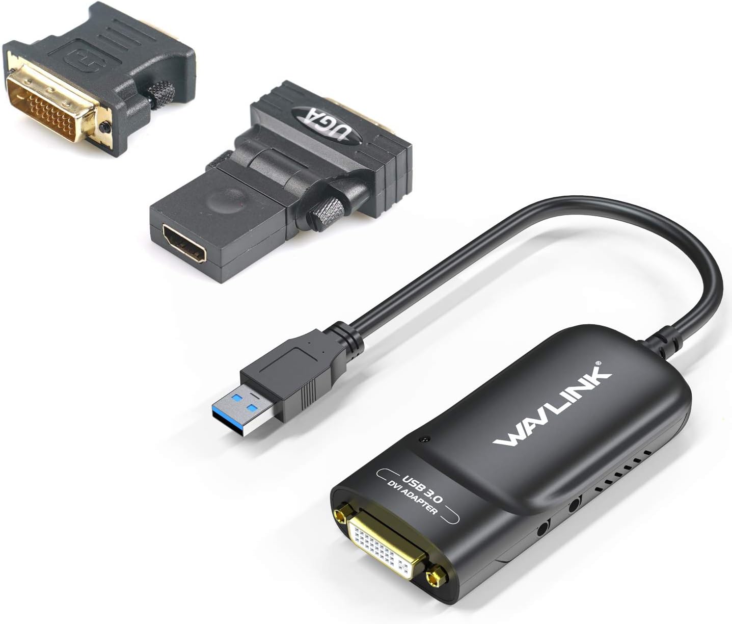 WAVLINK USB 3.0 to HDMI/DVI/VGA Adapter for 6 Monitors