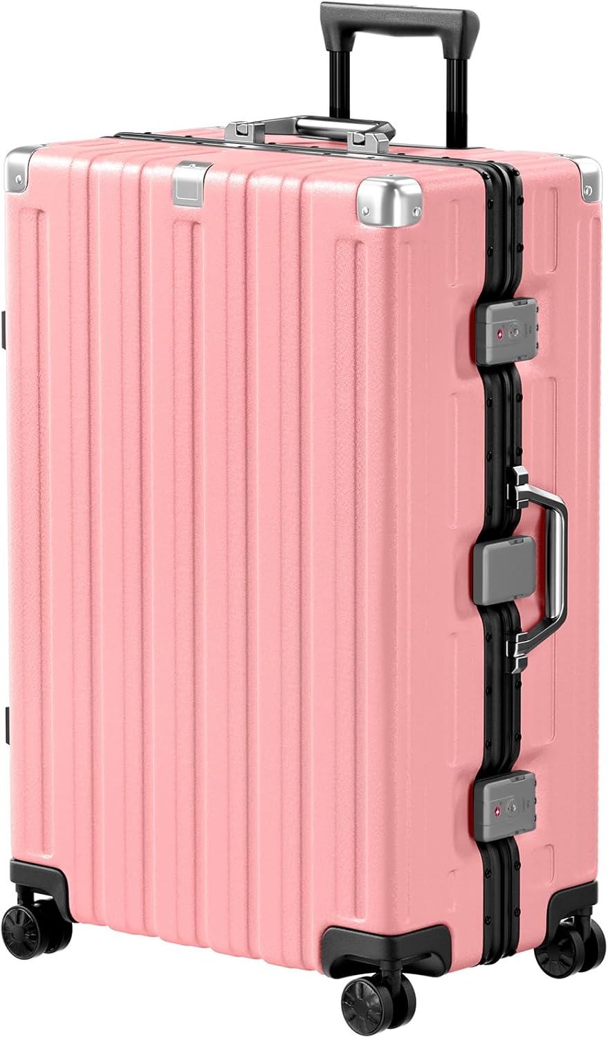 Krute 28 Inch Aluminum Frame Luggage with TSA Lock and Wheels
