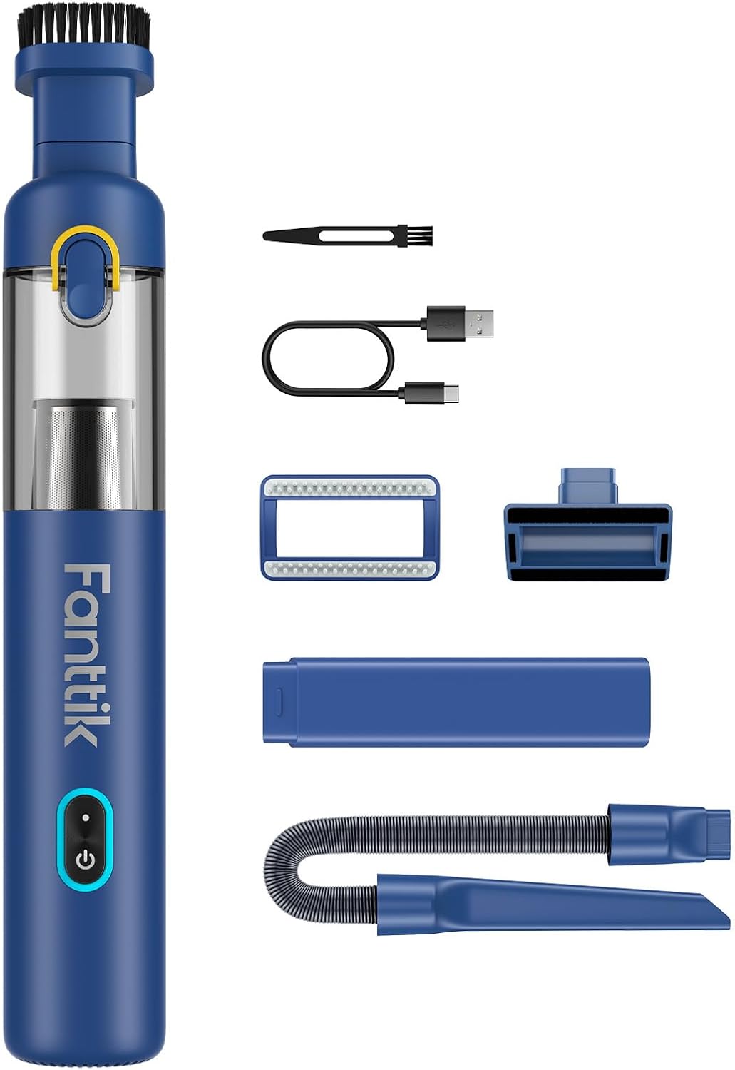 Powerful Cordless Car Vacuum - 12000Pa Suction