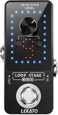 LEKATO Looper Guitar Pedal with 9 Loops and 40 Minutes Record Time