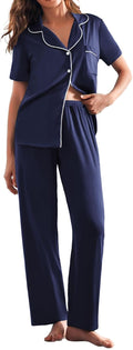 Stylish Ekouaer Women's Sleep Set with Soft Fabric for Night Comfort