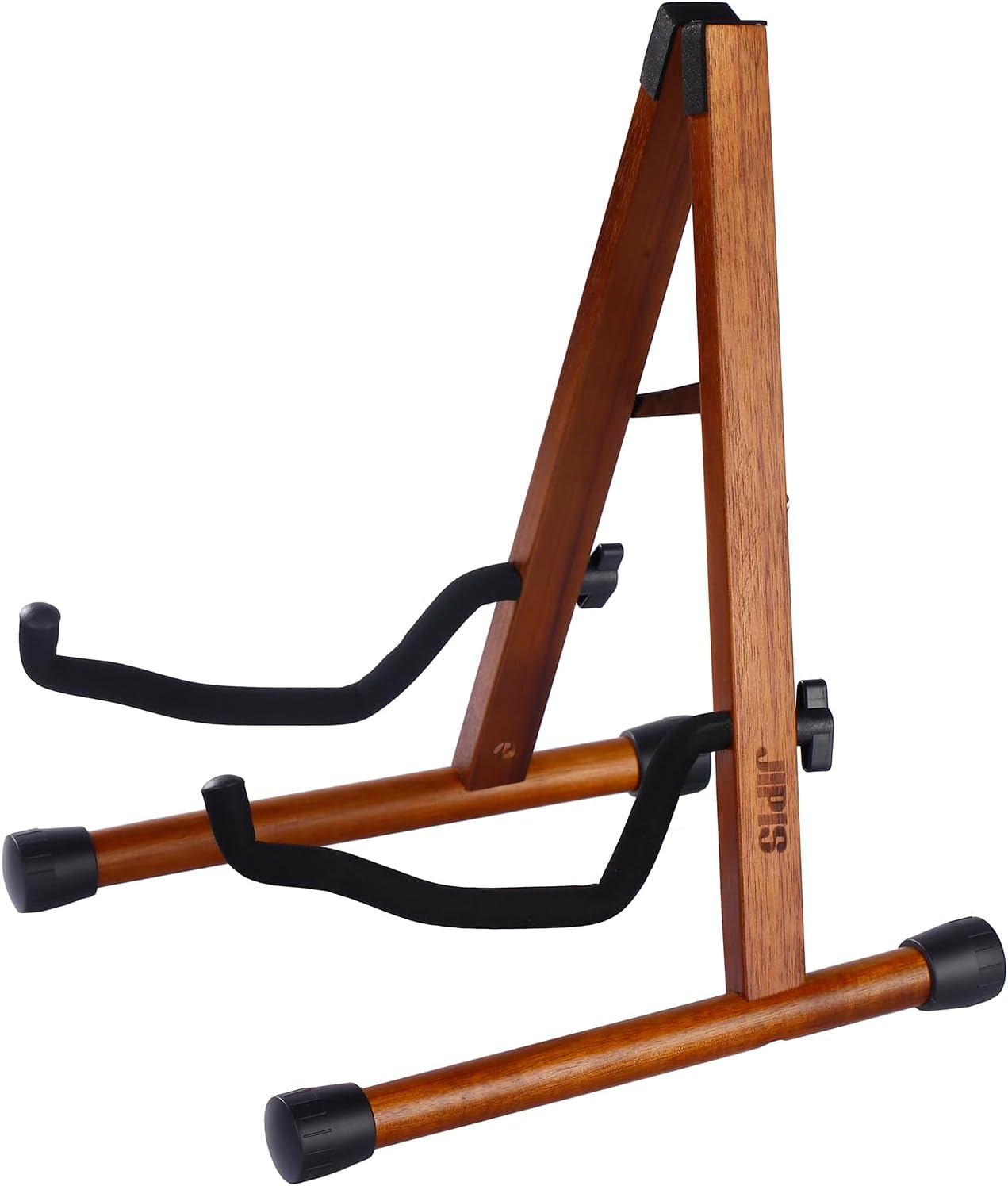 Foldable Wood Guitar Stand for Display & Storage