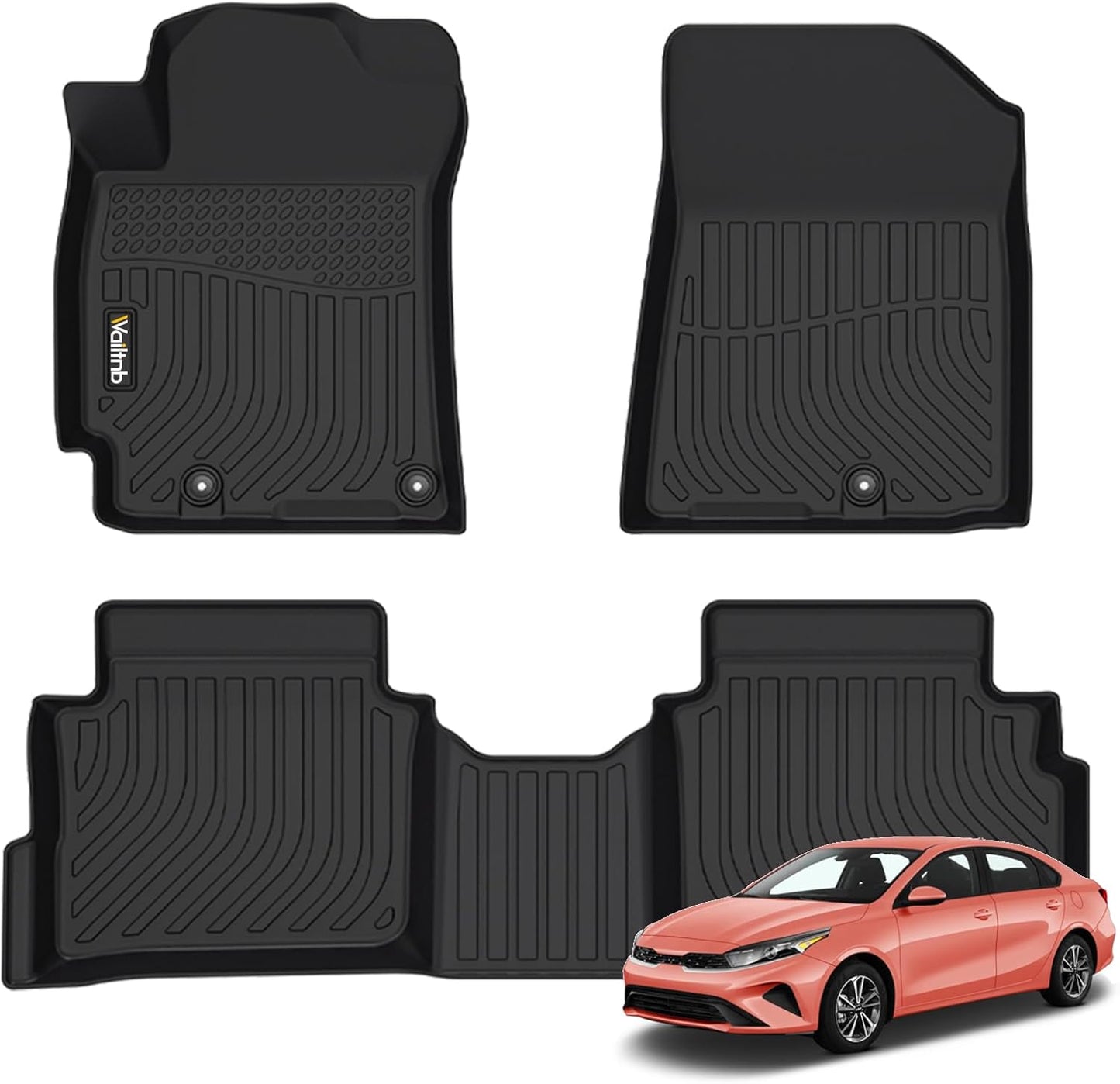 Custom Floor Mats for Kia Forte 2019-2024 All Weather Protection