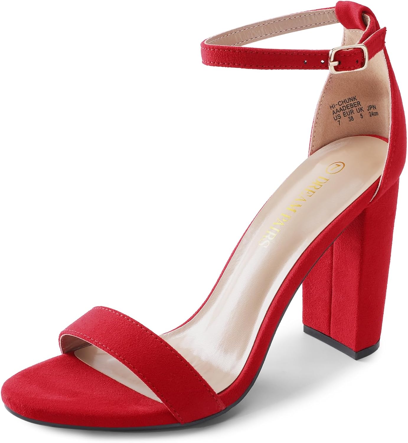 DREAM PAIRS Women's Hi-Chunk High Heel Pump Sandals Review