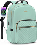 LOVEVOOK Laptop Backpack for Women 17.3 in - Spacious Mint Green