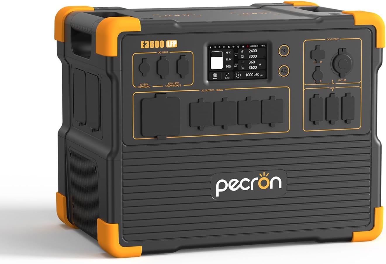 3072Wh Portable Power Station - Fast Charging Solar Generator