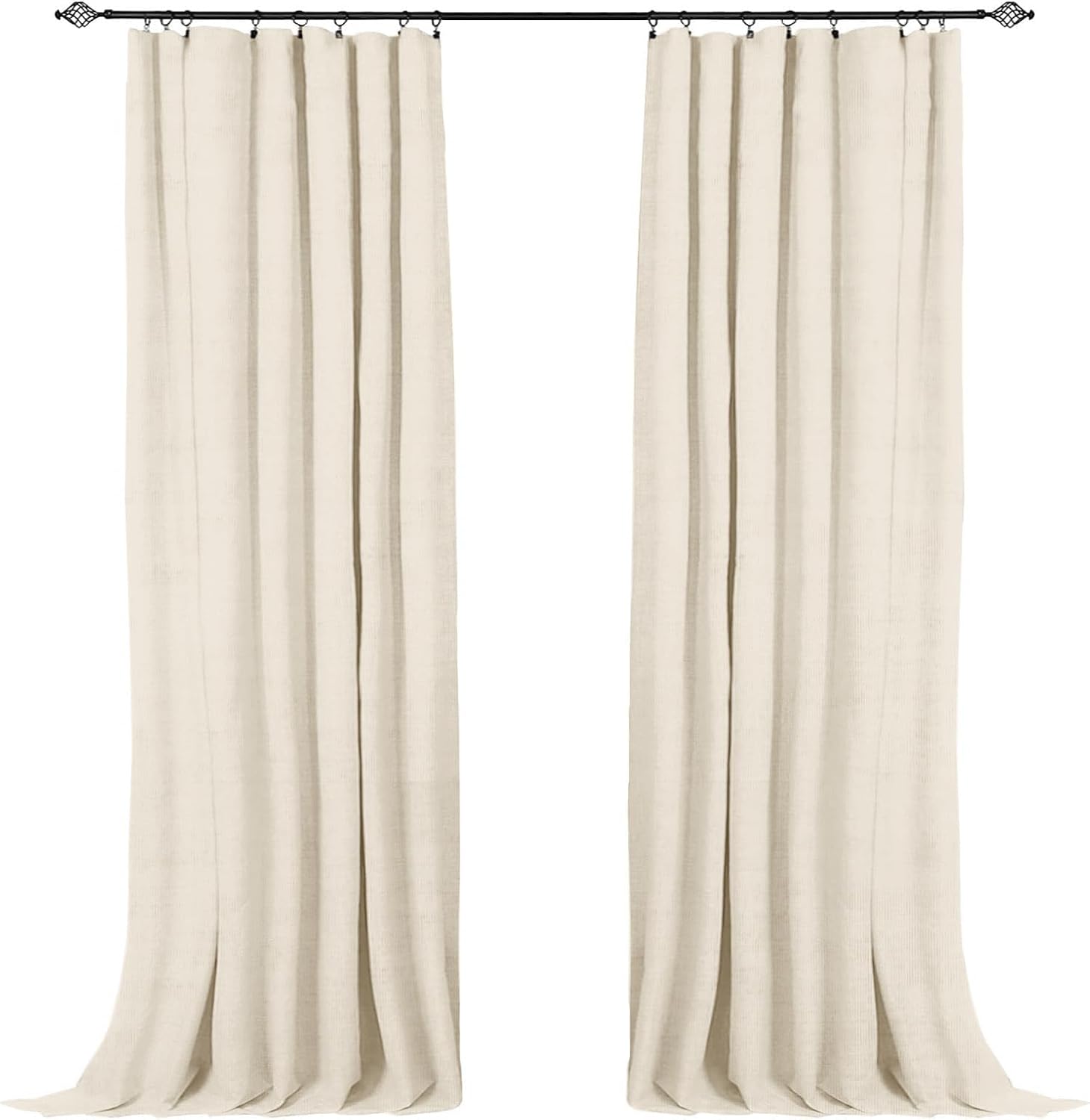 100% Blackout Shield Full Blackout Curtains for Bedroom 102 in