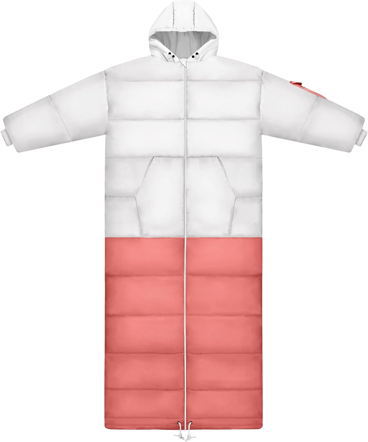 Thermotuff Wearable Sleeping Bag with Dual Hoodie for Comfort