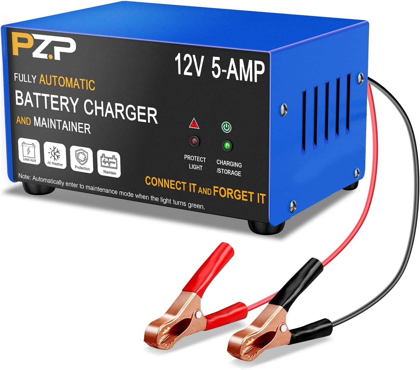 Smart 12V Charger with Desulfator & Repair - AGM RV Lawn Mower