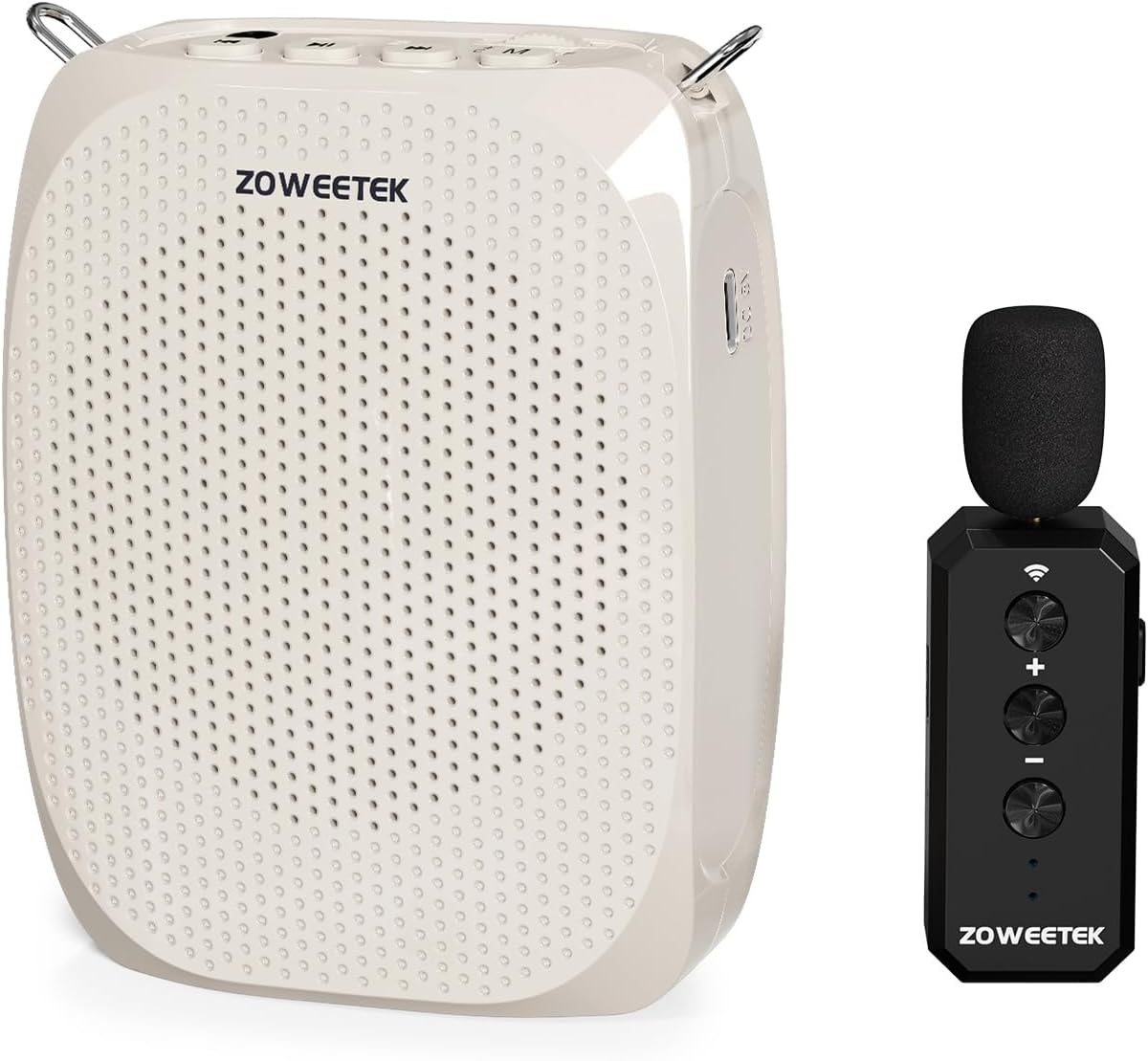 ZOWEETEK Voice Amplifier with Wireless Lavalier Microphone