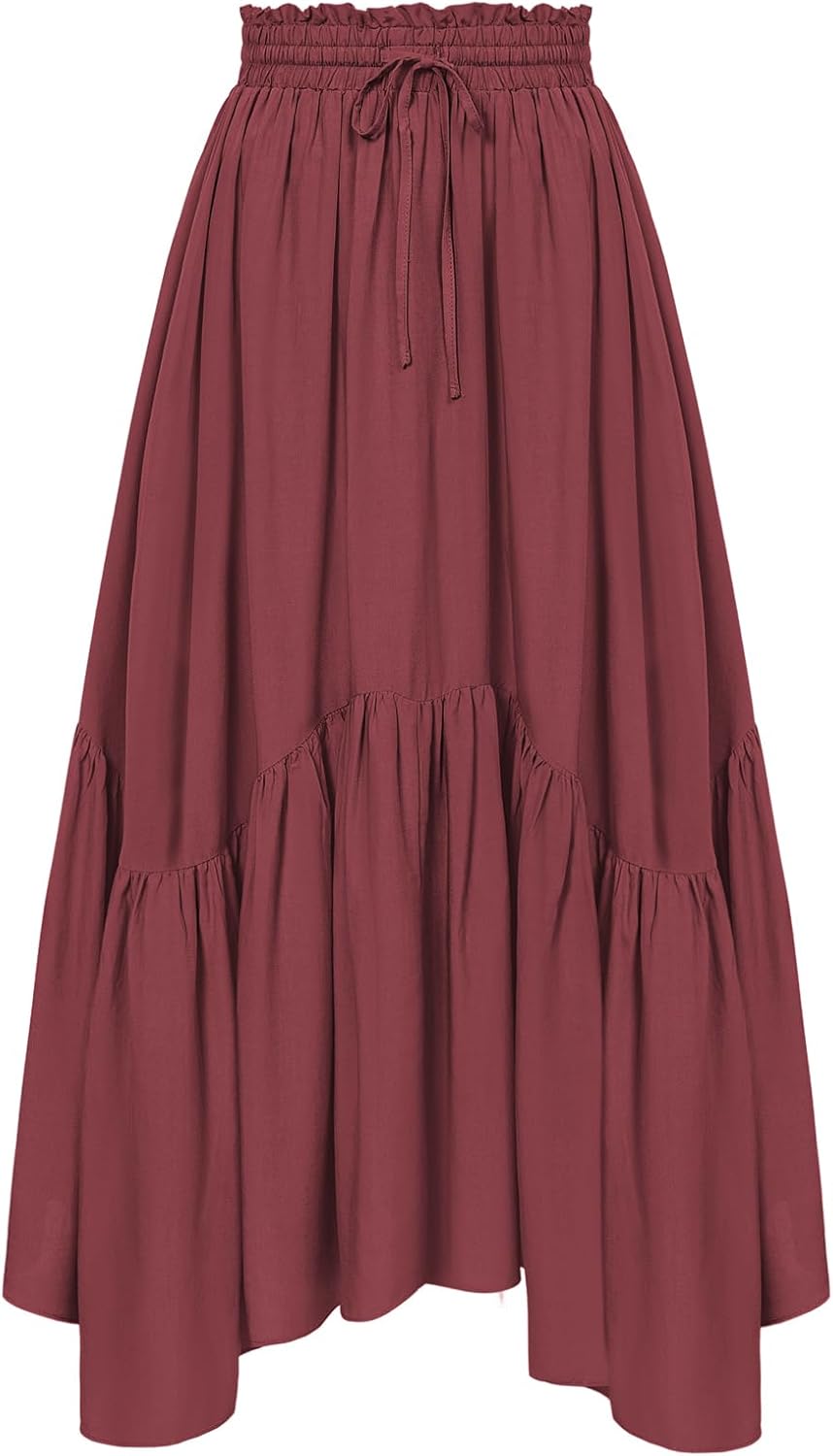 Scarlet Darkness Maxi Skirts for Women with Pockets and Style