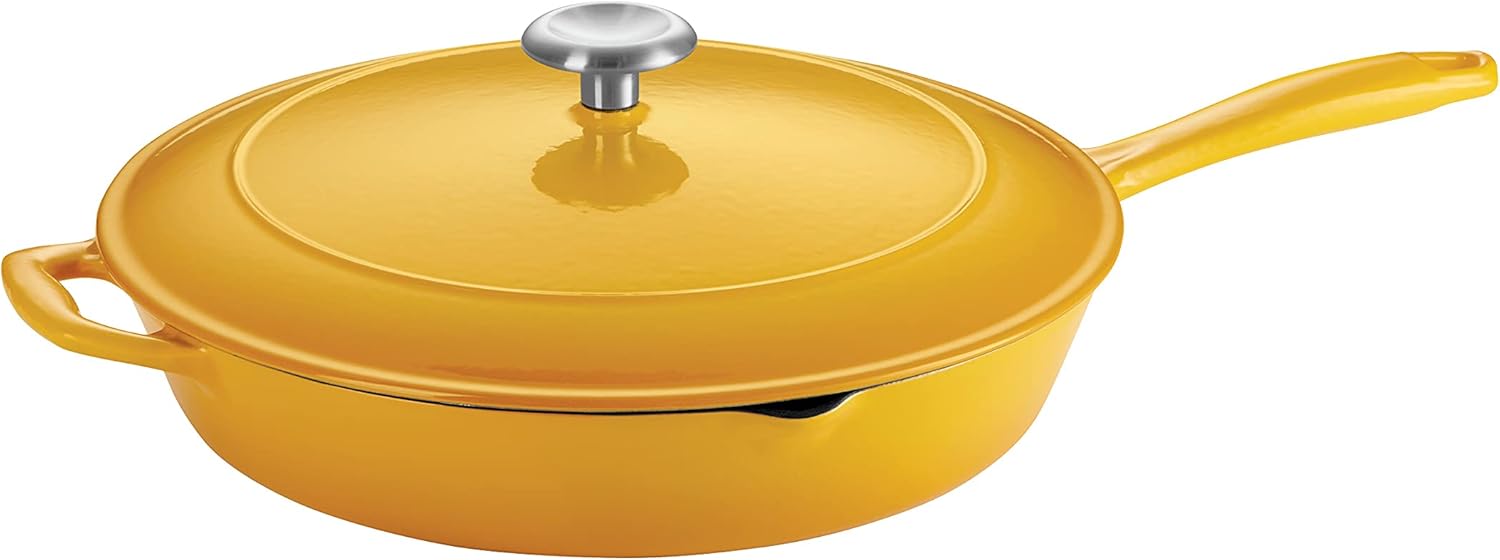 Tramontina Bestow Enameled Cast Iron Skillet for Perfect Cooking