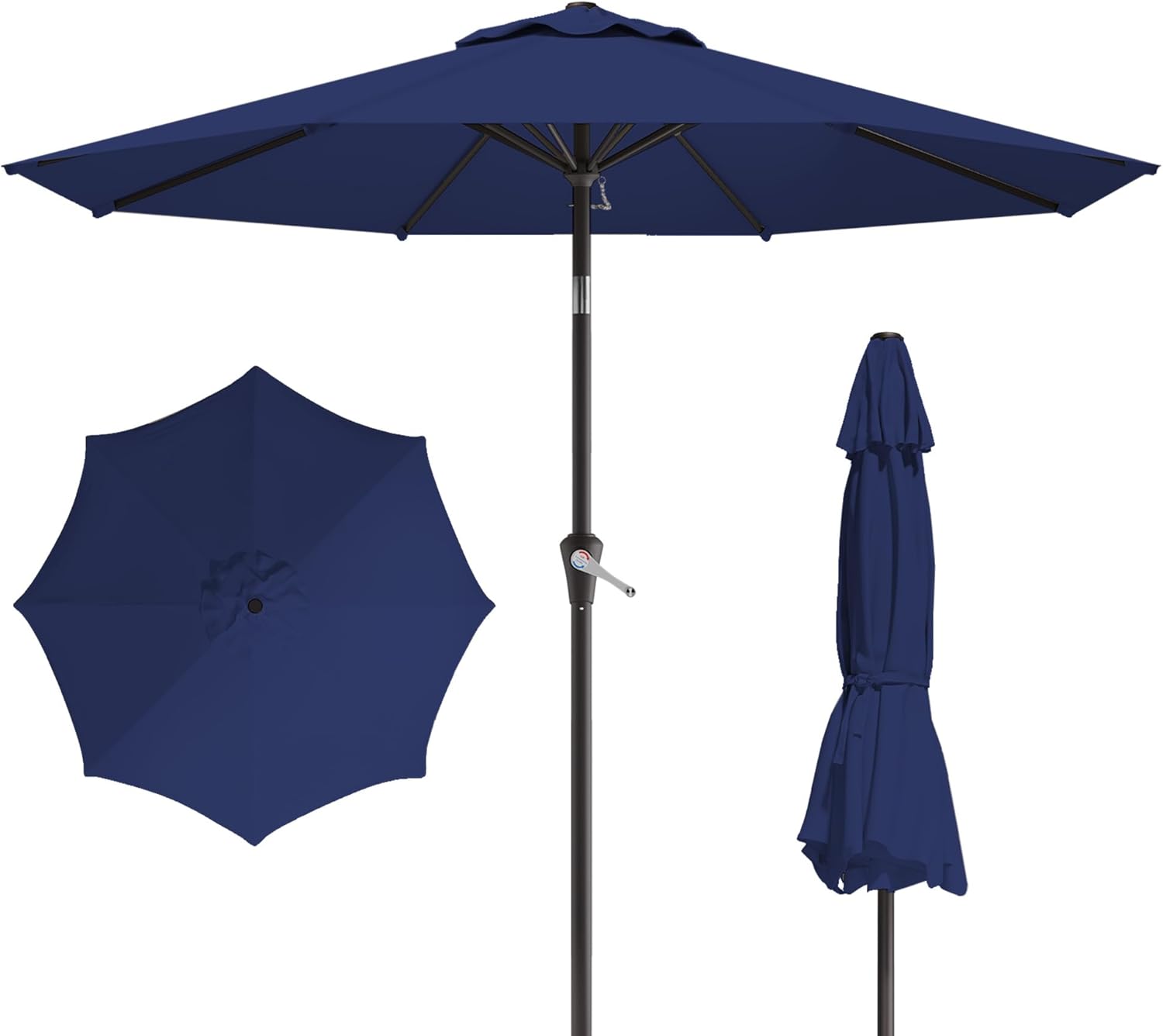 10FT Patio Umbrella with Push Button Tilt for Outdoor Spaces