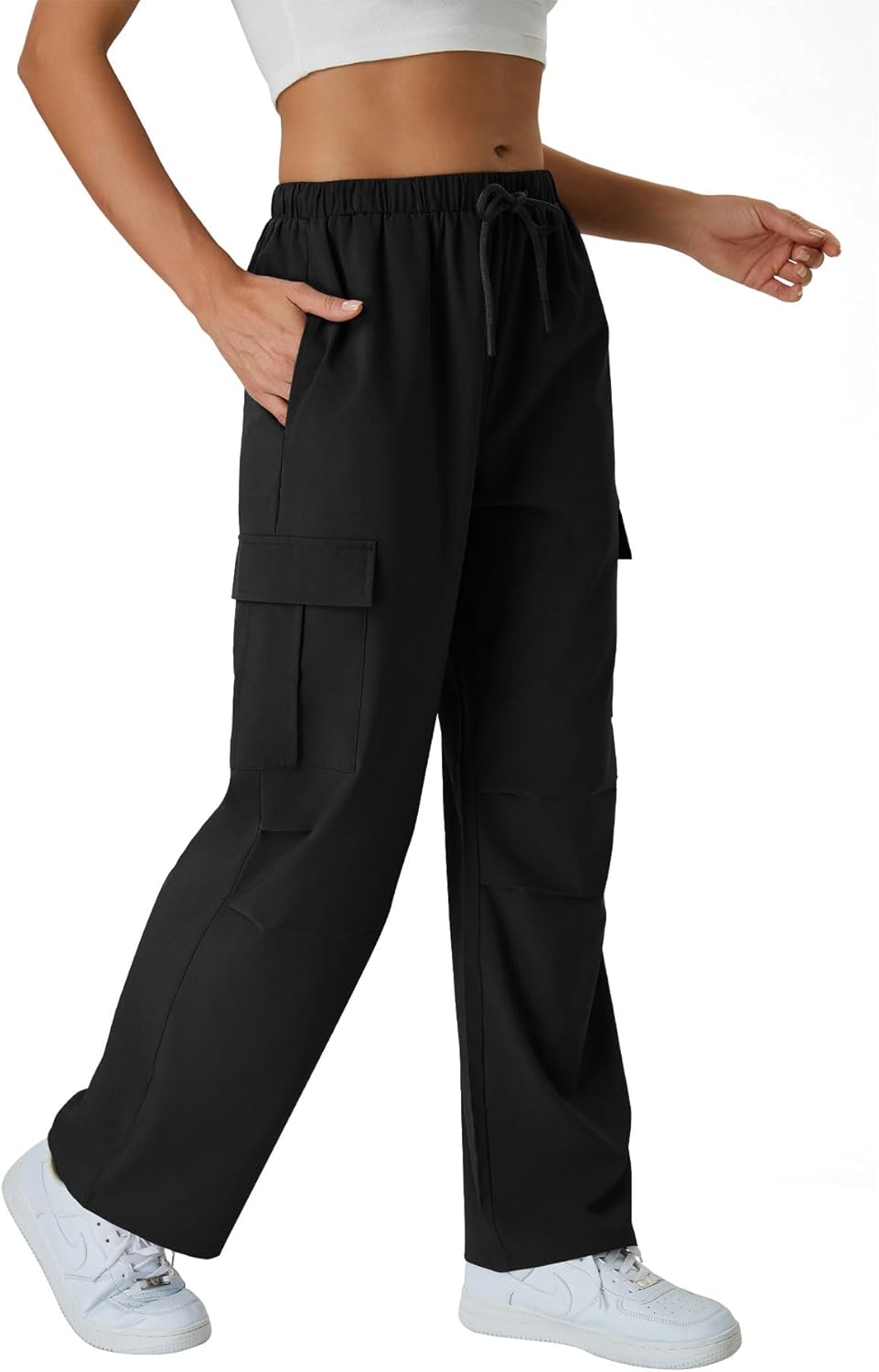keriffe Women's Quick Dry Cargo Pants: Water-Resistant & Lightweight
