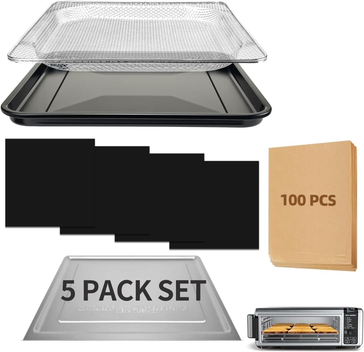 Air Fryer Accessories for Ninja Foodi SP101 - Perfect Fit
