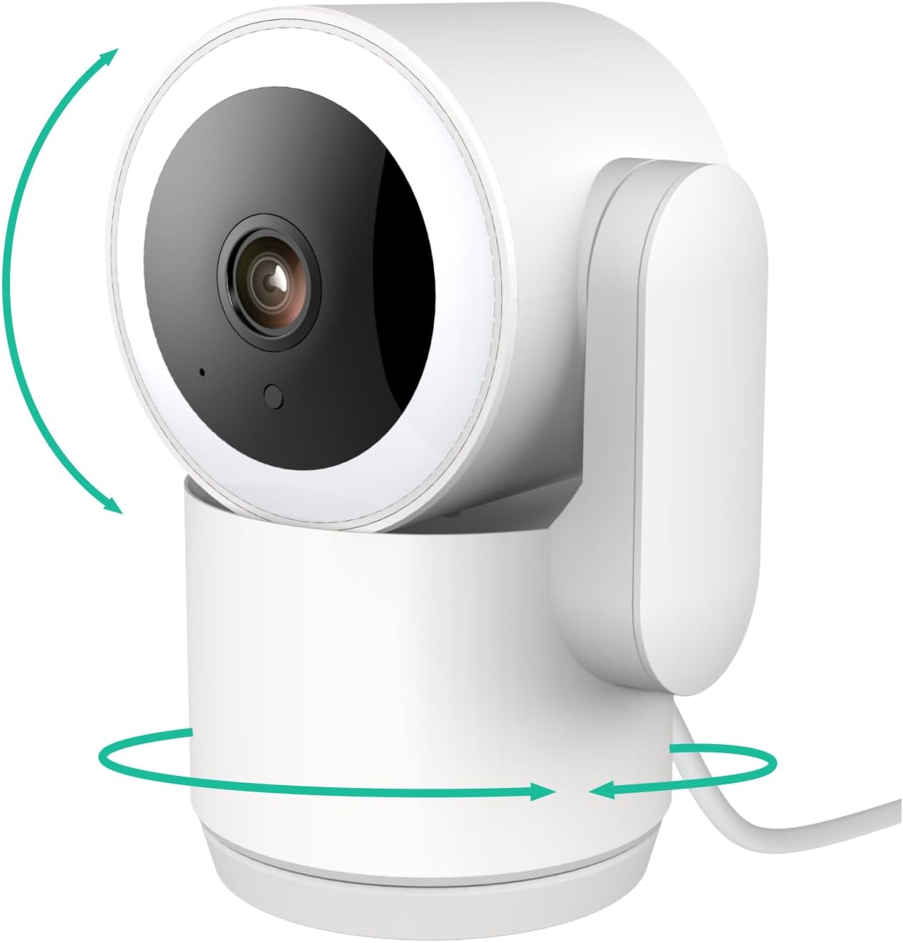 Luna 2K Indoor Cameras for Home Security with 360-Degree View