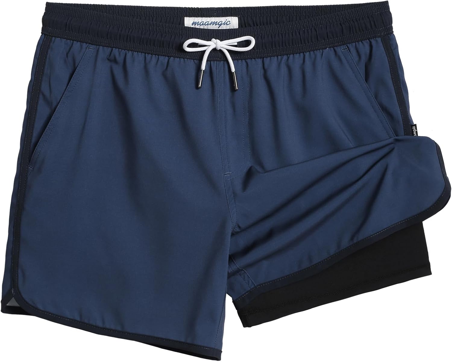 Vintage 80s 90s Swim Trunks for Men - Quick Dry Board Shorts