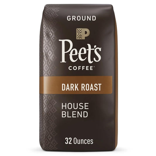 Full-Bodied Peet's Dark Roast 32 oz