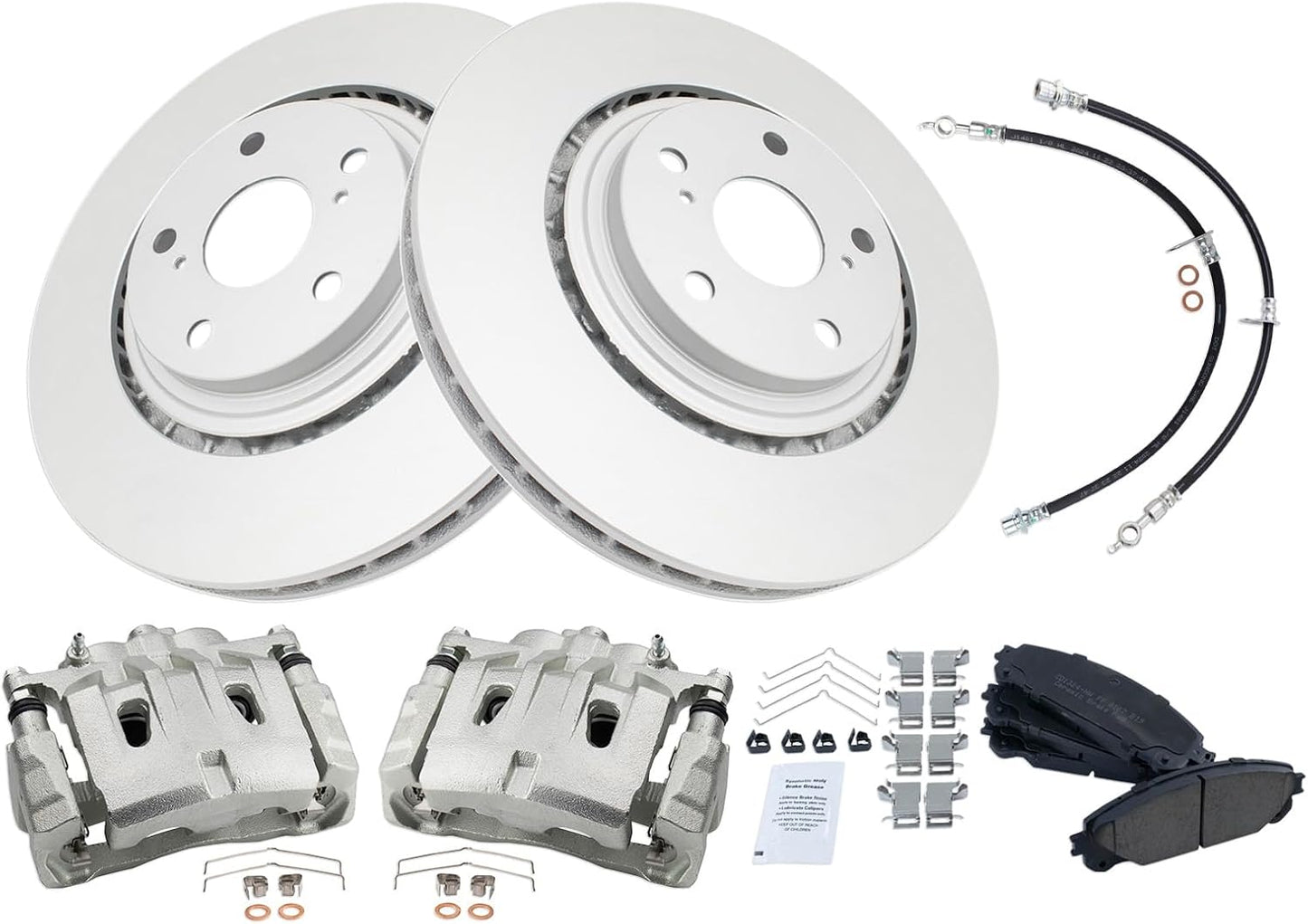 Premium G-Coated Ceramic Brake Pad & Rotor Kit for Toyota Sienna