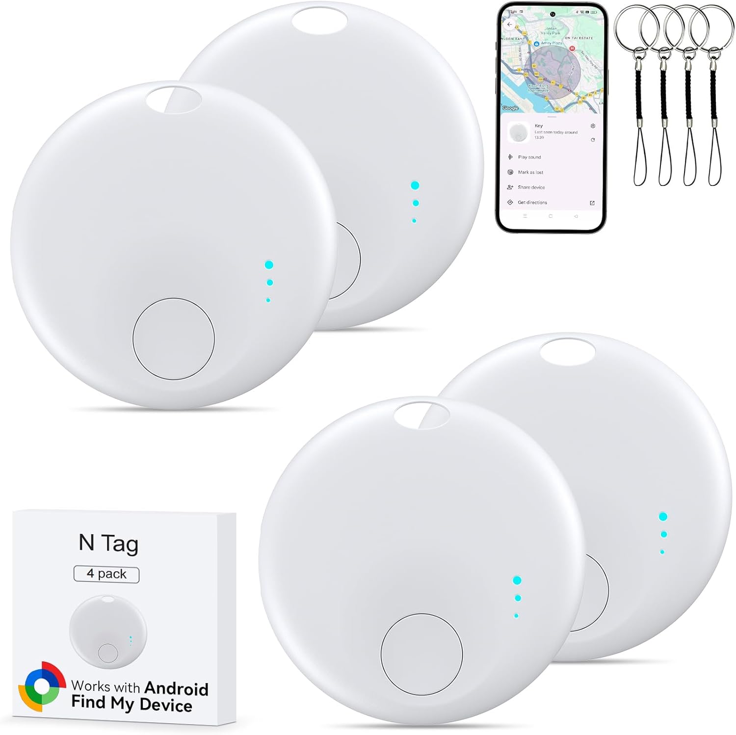 Android Smart Tracker Pack - Find Your Essentials Easily!