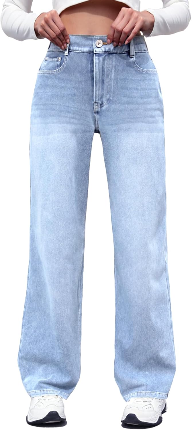 ELLEVEN High Stretchy Sweatpant Jeans for Women - Comfort & Style