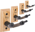 String Swing Violin Hanger Wooden Wall Mount (4 Pack) - Secure Display