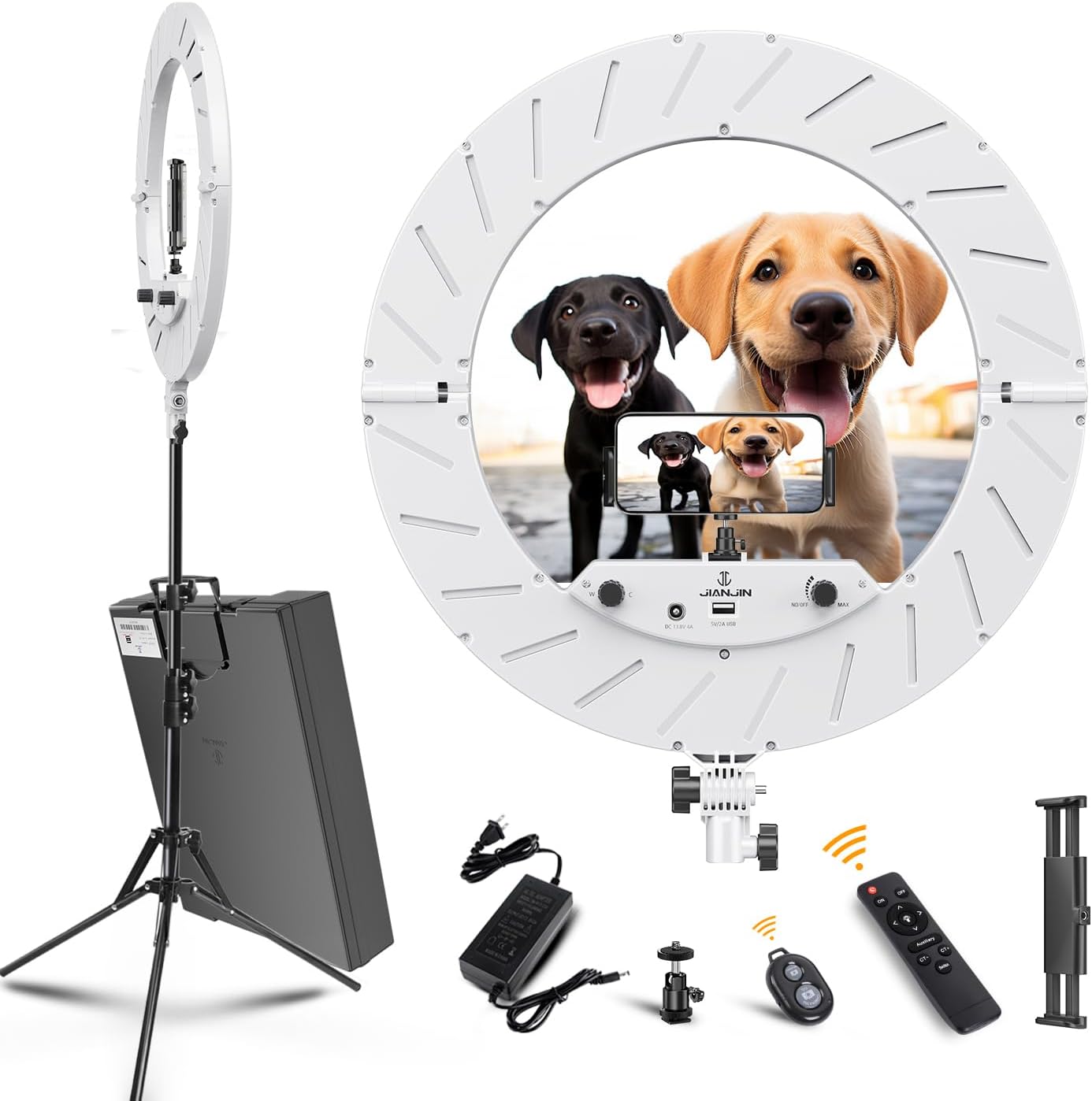 18 Inch Ring Light Kit with Tripod for YouTube and TikTok