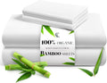 LuxClub King Size Sheets Set - Cooling Rayon from Bamboo