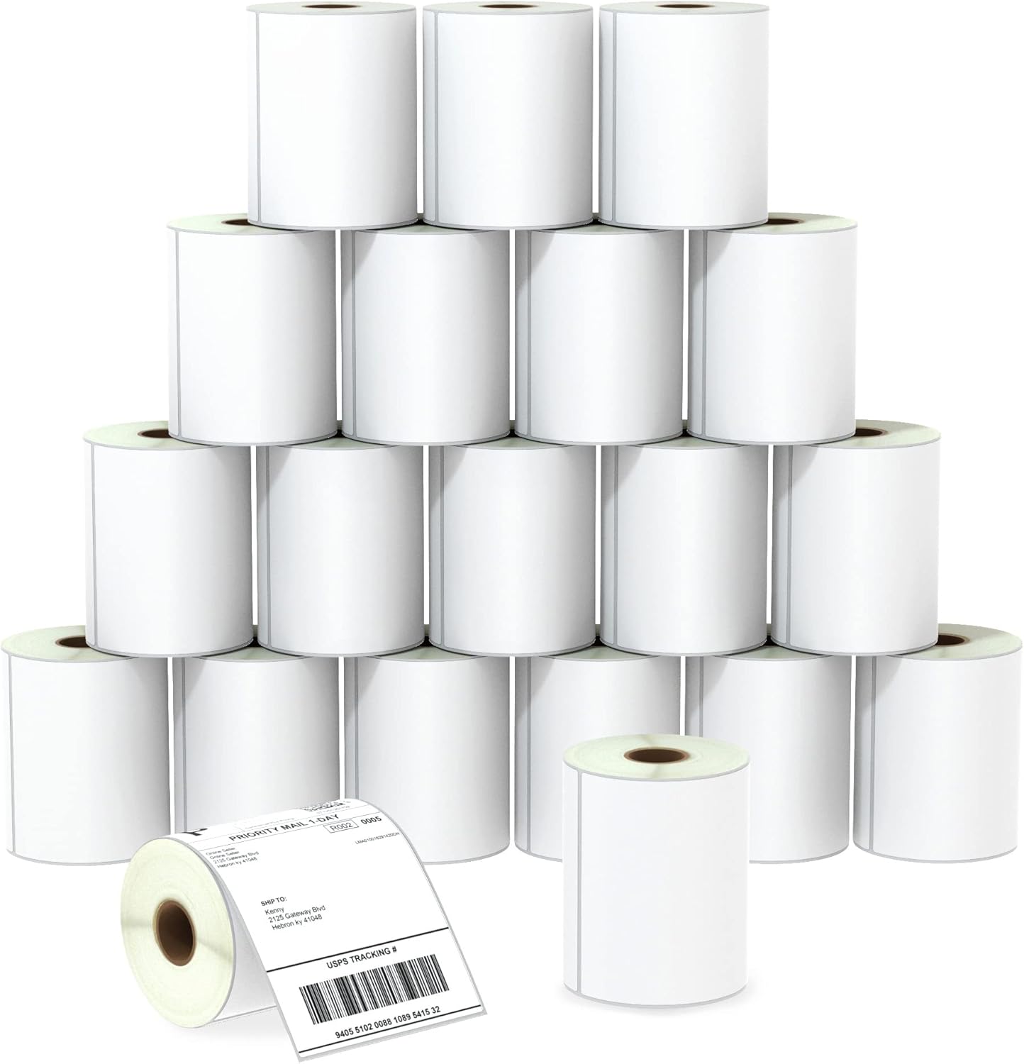 High-Quality 4x6 Shipping Labels for Zebra & Rollo, 20 Rolls, 5000 Labels - BETCKEY