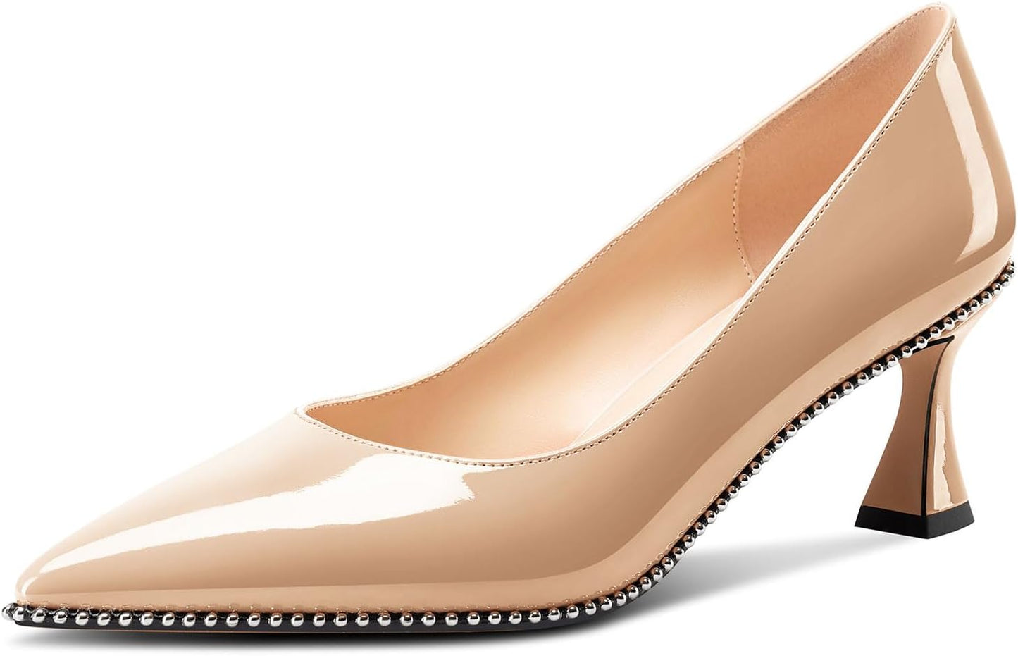 Elegant Womens Kitten Heel Pointed Toe Pumps for Every Occasion