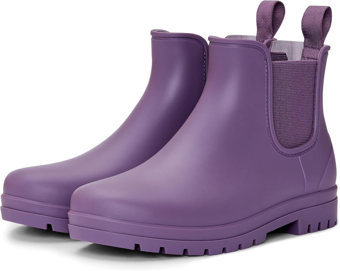 Planone Short Rain Boots for Women - Waterproof Chelsea Style