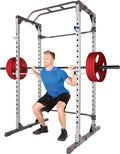 Fitness Reality Power Cage Squat Rack for Home Gym