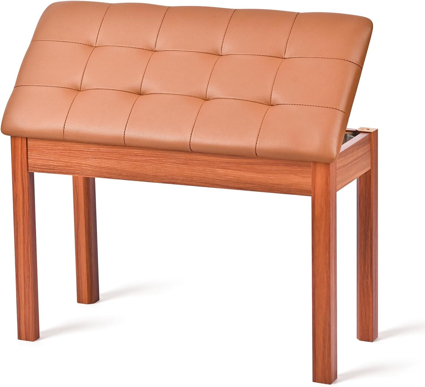 ZHRUNS Duet Piano Bench with Storage Compartment for Comfort