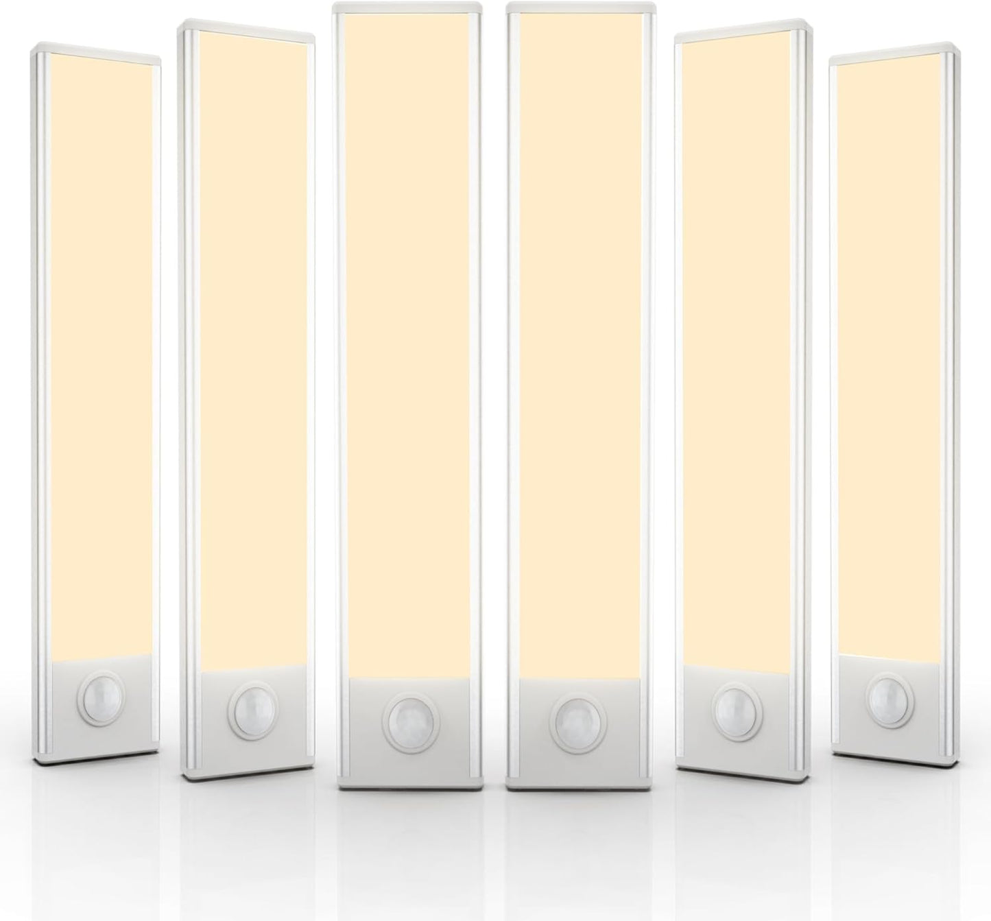 6 Pack Under Cabinet Lighting Wireless with Motion Sensor Feature