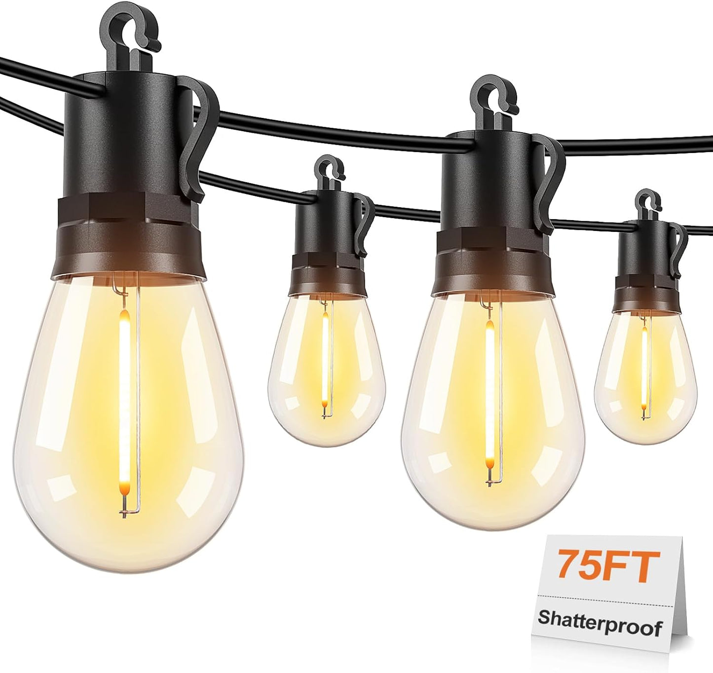 Brightever LED Outdoor String Lights for Elegant Ambiance