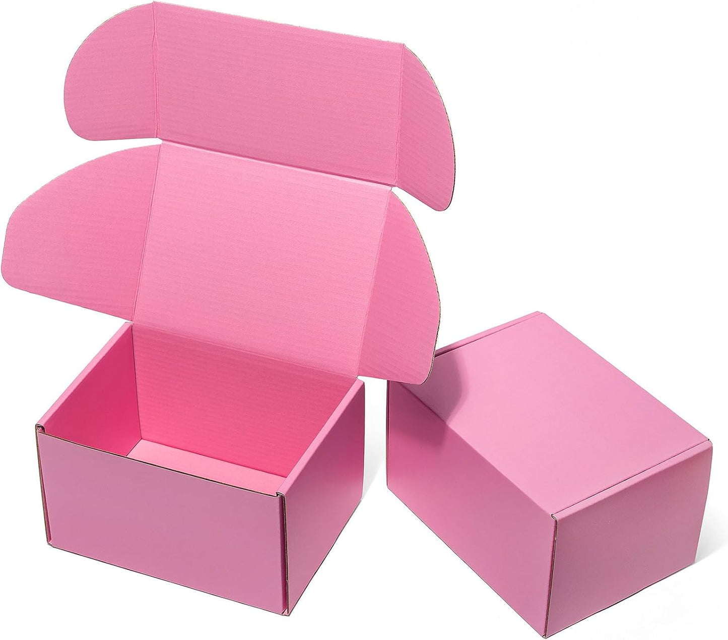 Pink Shipping Boxes for Small Business - Cute 25 Pack Mailers