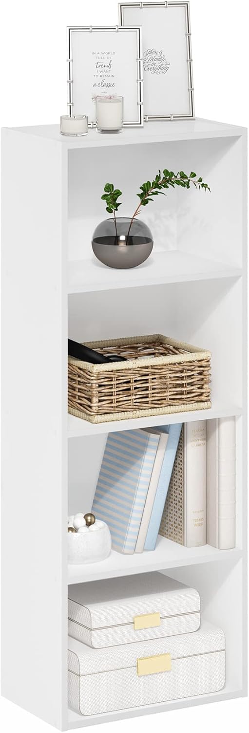 Furinno Luder 4-Tier Bookcase for Stylish Storage Solutions