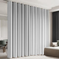 Room Divider Blackout Curtain Track Panel White - Privacy & Light