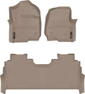 WeatherTech Custom Fit FloorLiners for Ford Super Duty - Tan Fit