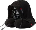 Hooded Travel Pillow with Memory Foam - 360 Neck Support