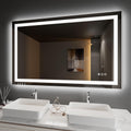 Amorho LED Bathroom Mirror 50 in x 32 in - Double Light Vanity Mirror