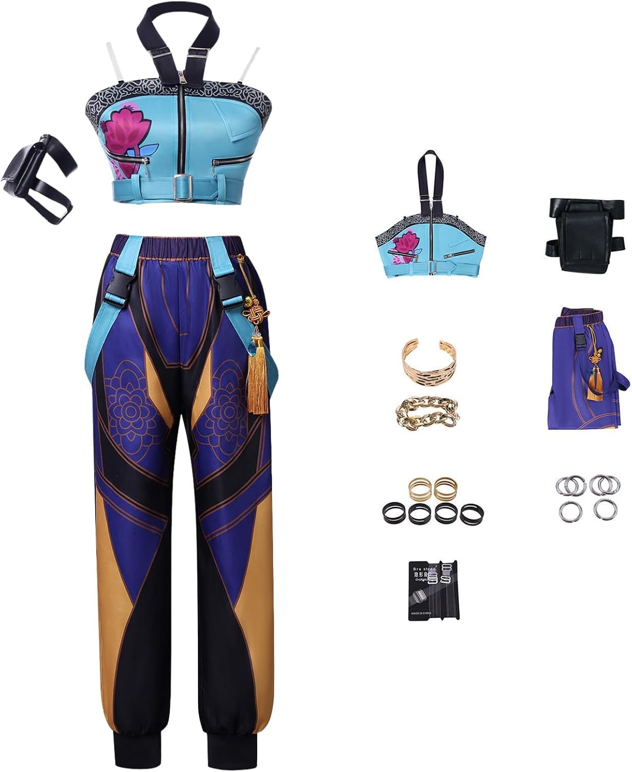 Demon Costume Hunters Outfit for Girls 3-14 Years Old Fun