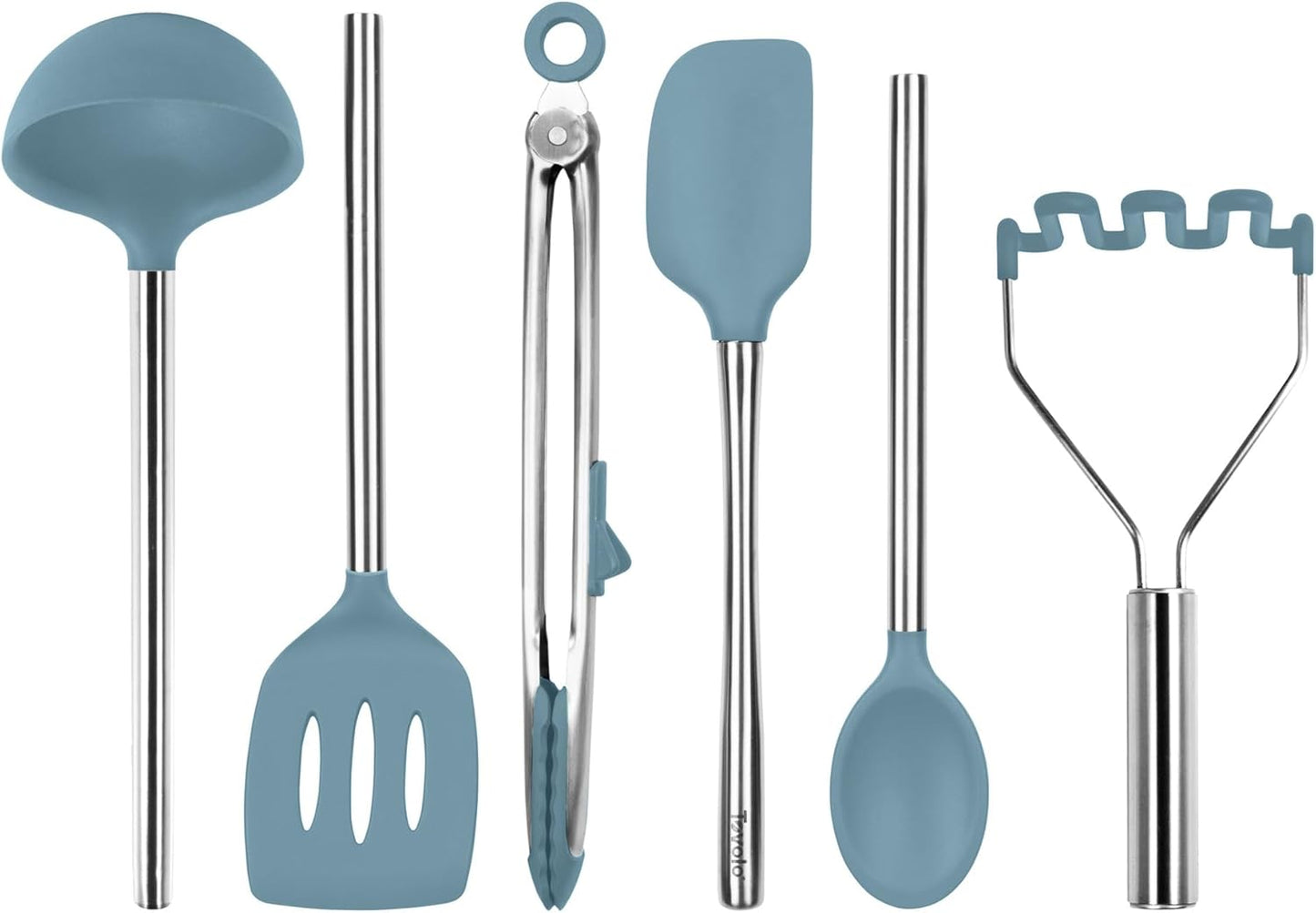 Silicone Cooking Utensil Set of 6 for All Your Kitchen Needs